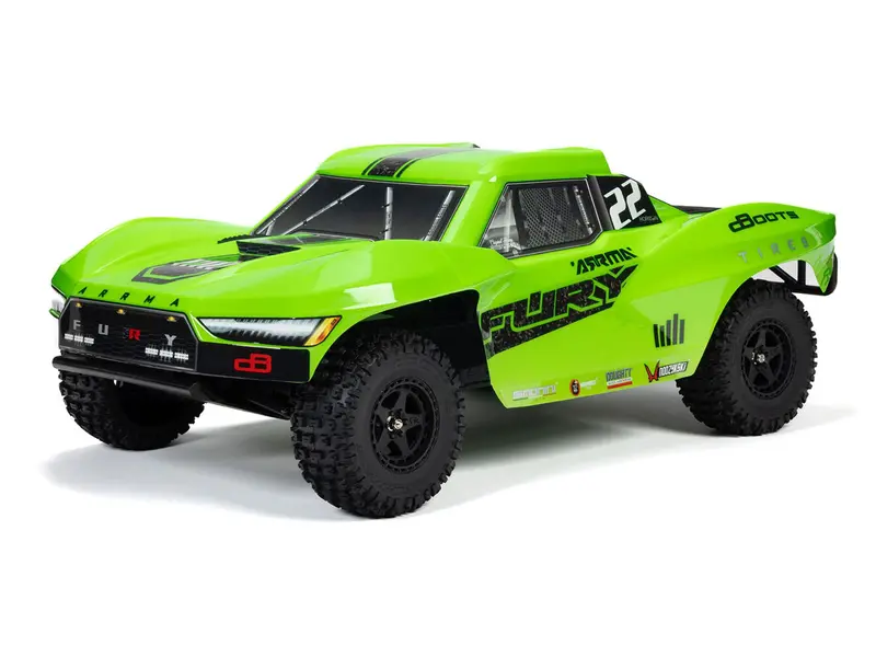 1/10 Fury Mega 550 4X2 Sct Artr (No Battery/Charger) Green 1