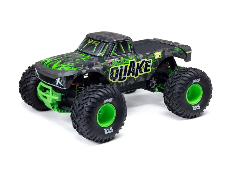 1/10 Quake 223S Dsc 2Wd Rtr Brushless Monster Truck, Green 1