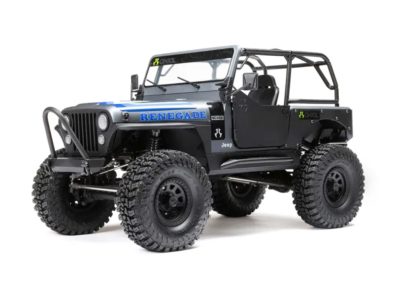 1/10 Scx10 Iii Jeep Cj-7 4Wd Rtr Grey 1