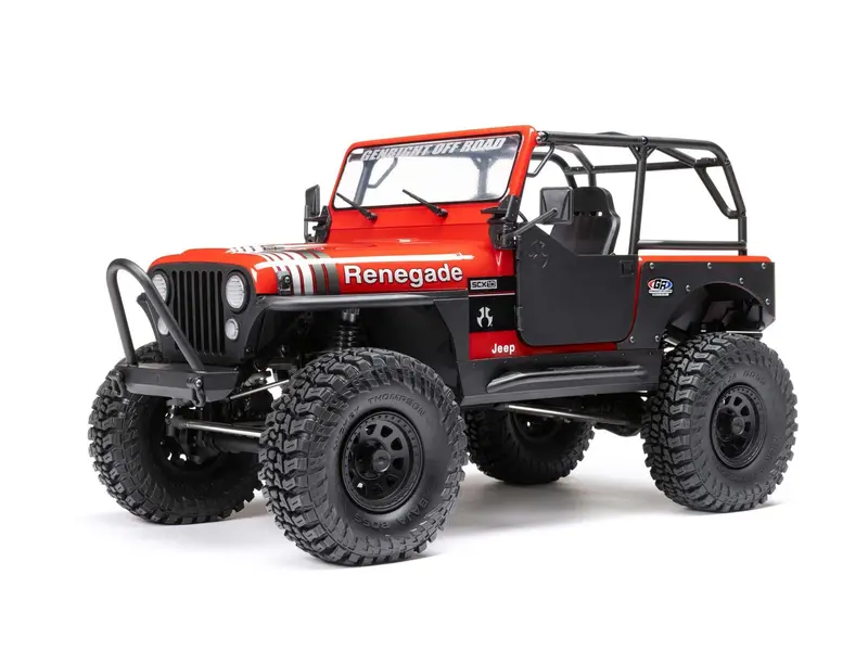 1/10 Scx10 Iii Jeep Cj-7 4Wd Rtr Red 1