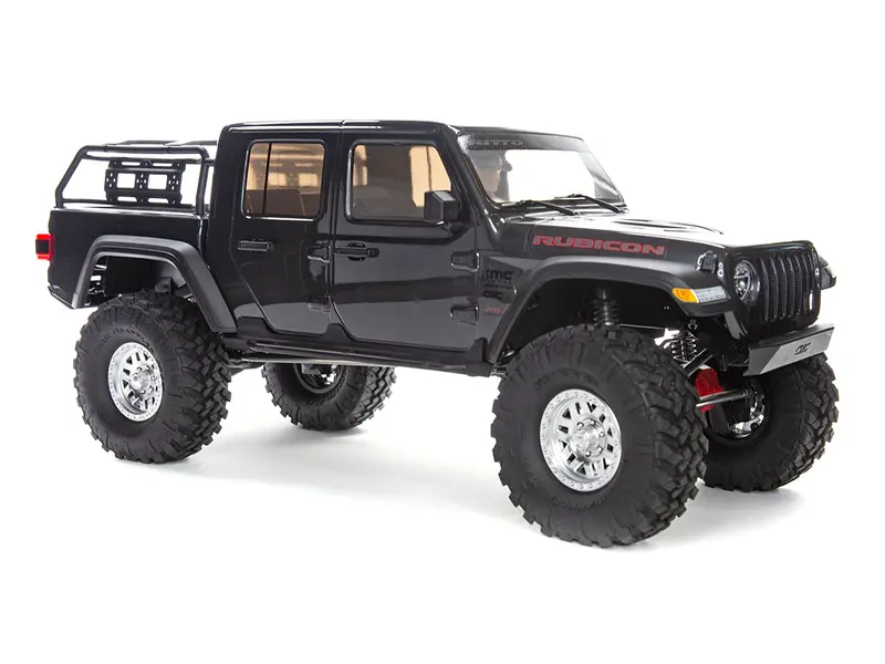 1/10 Scx10iii Jeep Jt Gladiator 4Wd Rock Crawler Rtr Grey 1