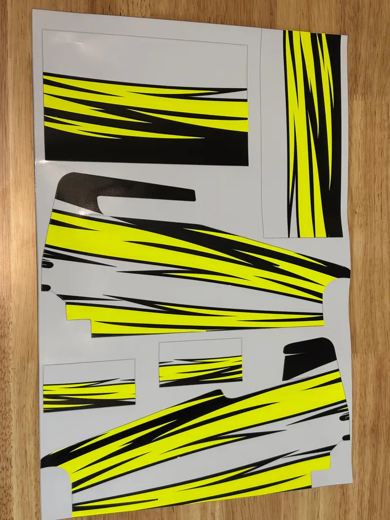 1/10 Team Gfrp Sprint Car Wrap Base Decals 2