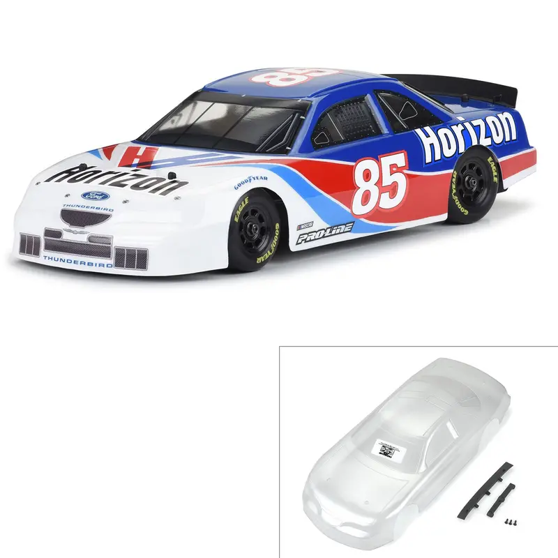 1/12 Pre-Cut 1996 Ford Thunderbird Clear Body: Losi Nascar Grom, Pro371017 1
