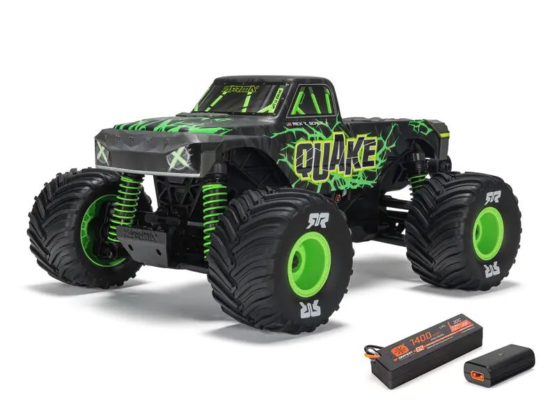 1/16 Quake Grom 4X4 Rtr Monster Truck Green 1
