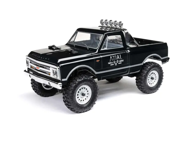 1/24 Scx24 1967 Chevrolet C10 4Wd Rock Crawler Rtr Black 1
