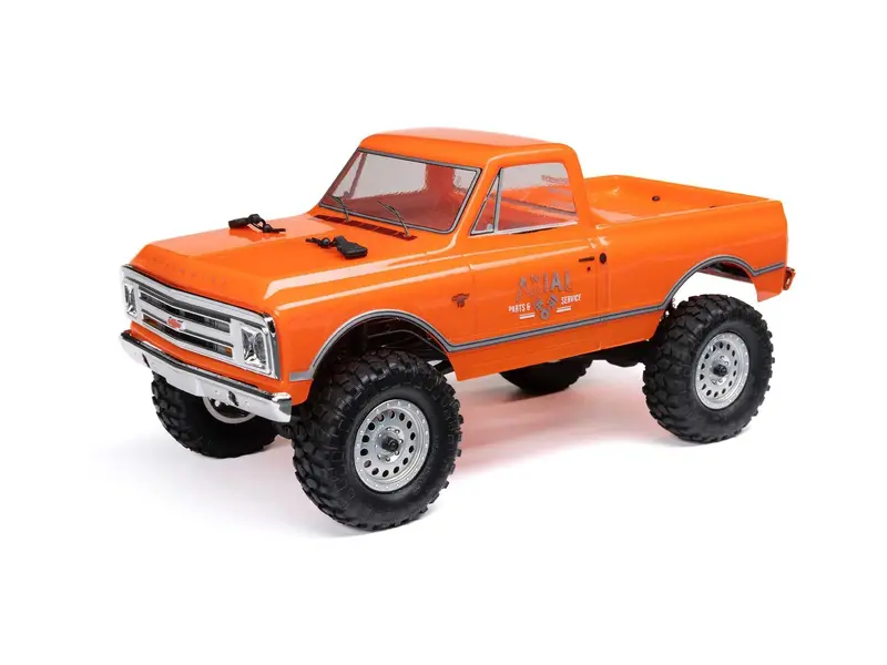 1/24 Scx24 1967 Chevrolet C10 4Wd Rock Crawler Rtr Orange 1