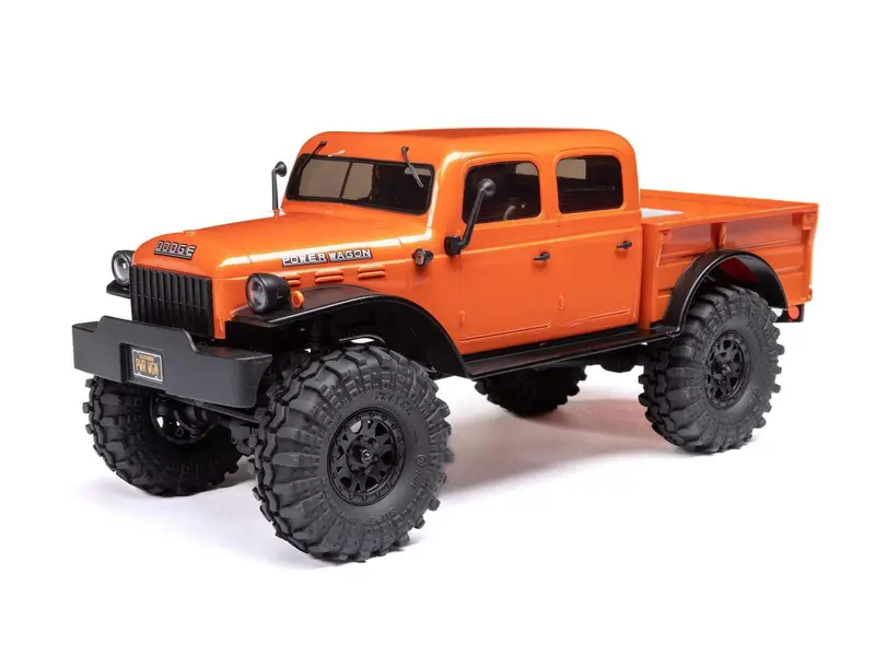 1/24 Scx24 Dodge Power Wagon 4Wd Rock Crawler Rtr Orange 1