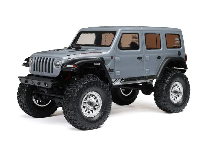 1/24 Scx24 Jeep Wrangler Jlu 4Wd Rock Crawler Rtr Grey 1