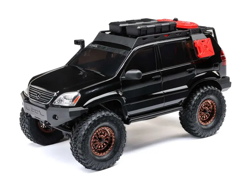 1/24 Scx24 Lexus Gx 470 4Wd Rock Crawler Rtr Black 1