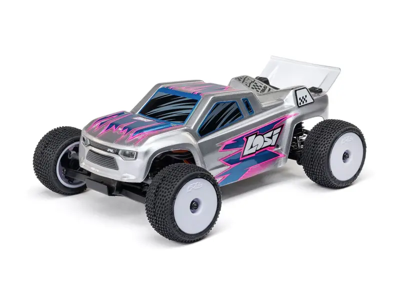 1/28 Micro-T 2Wd Stadium Truck Rtr Silver 1