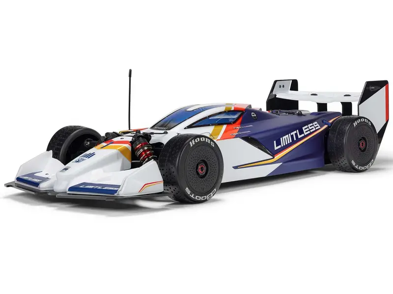 1/7 Limitless 120 8S Avc 4X4 Rtr Street Speed, White/Blue 1