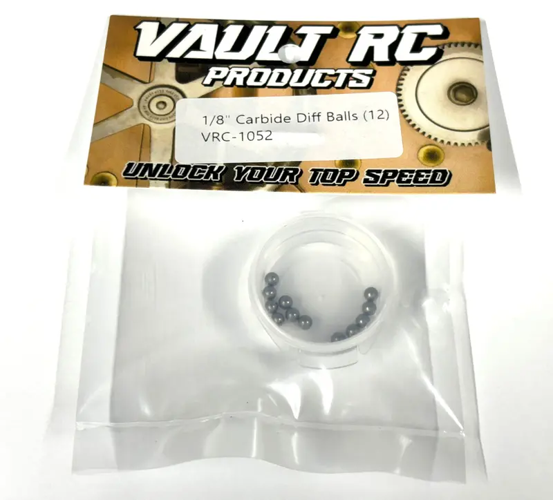 1/8" Diff Balls (12), Vrc-1052 1