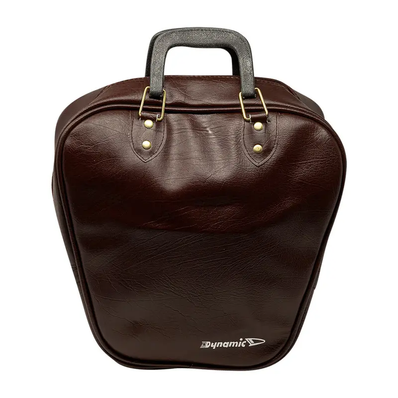 1 Ball Vinyl Bowling Bag - Brown 1