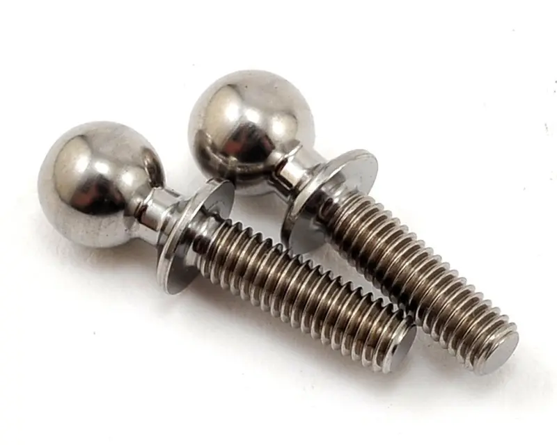 10Mm Factory Team Heavy Duty Titanium Ball Stud Set (2), Asc-91753 1