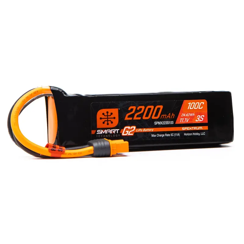 11.1V 2200Mah 3S 100C Smart G2 Lipo Battery: Ic3 1