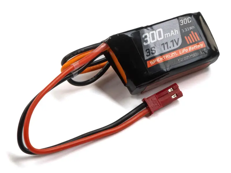11.1V 300Mah 3S 30C Lipo Battery: Jst 1