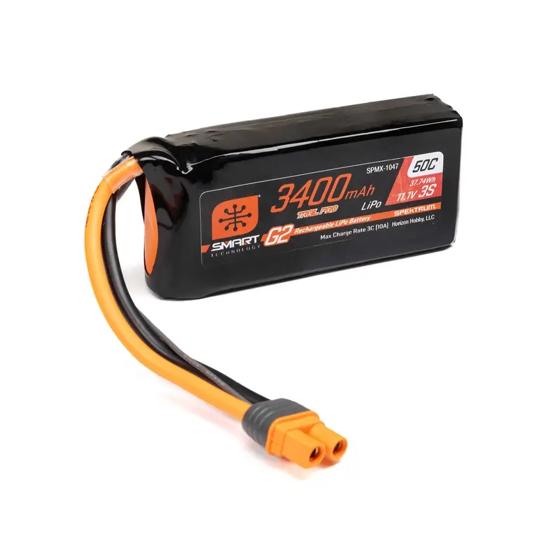 11.1V 3400Mah 3S 50C Smart G2 Trail Pro Lipo Battery: Ic3 1