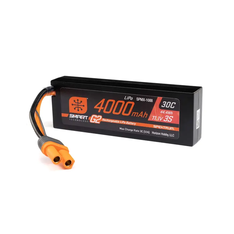 11.1V 4000Mah 3S 30C Smart G2 Hardcase Lipo Battery: Ic5 1