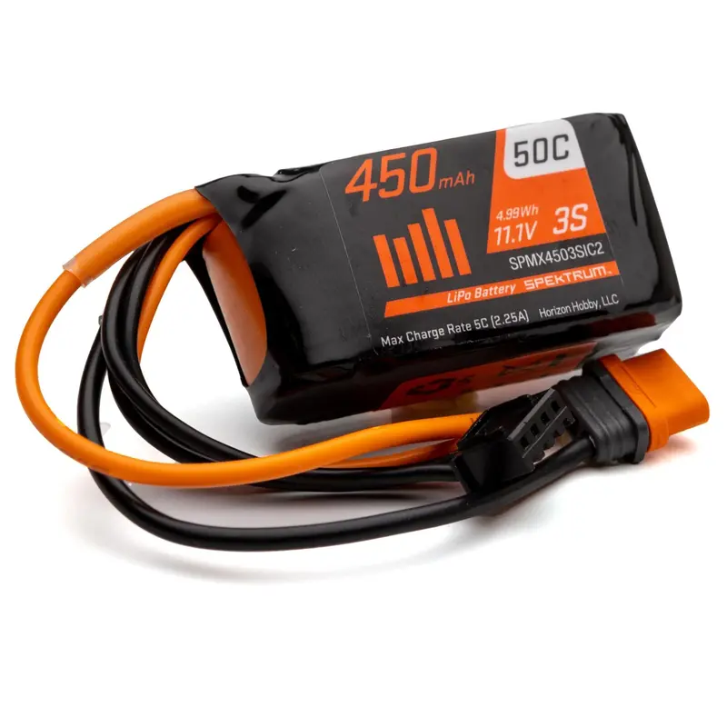 11.1V 450Mah 3S 50C Lipo Battery: Ic2 1