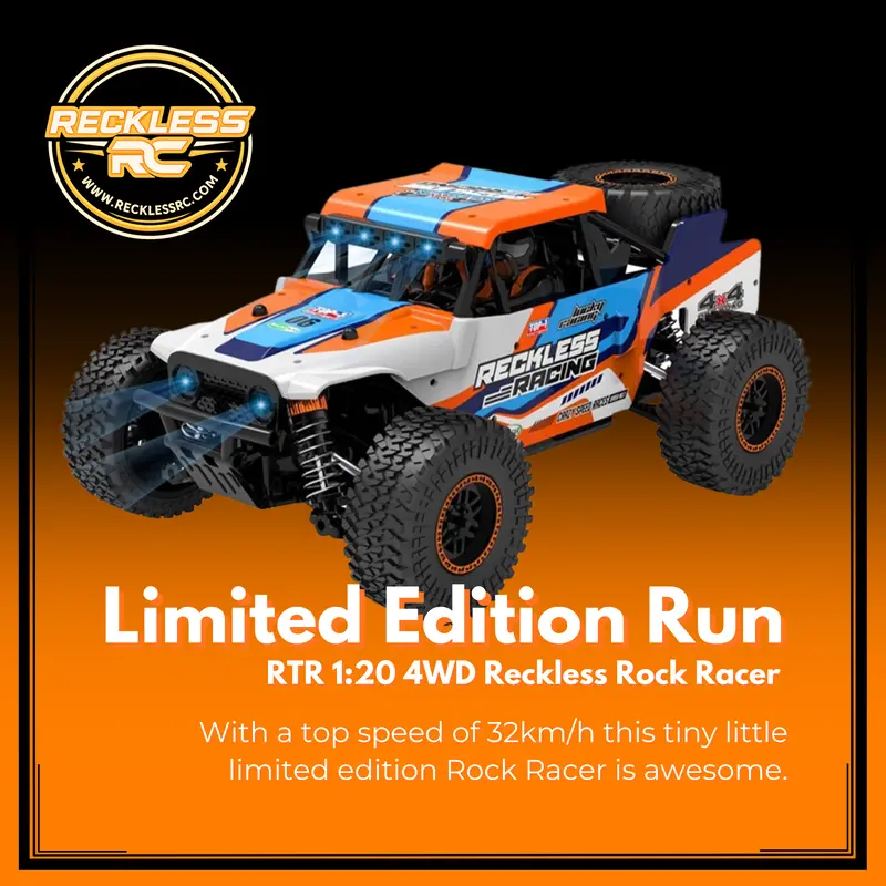 1:20 Reckless Rock Racer Absima 4Wd - Orange 1