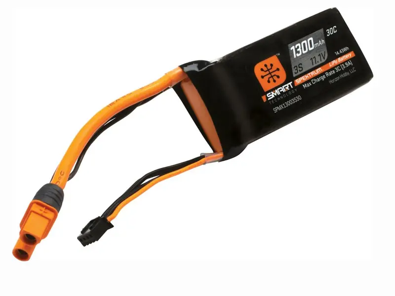1300Mah 3S 11.1V Smart Lipo Battery 30C Ic3 1