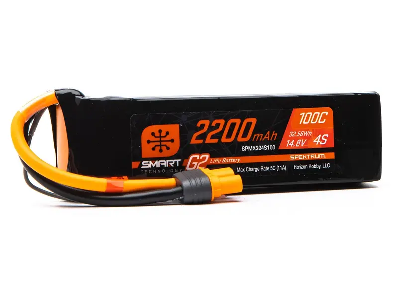 14.8V 2200Mah 4S 100C Smart G2 Lipo Battery: Ic3 1
