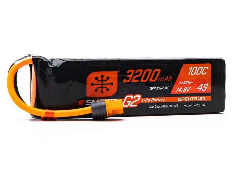 14.8V 3200Mah 4S 100C Smart G2 Lipo Battery: Ic3 1