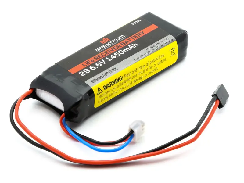 1450Mah 2S 6.6V Li-Fe Receiver Battery 1
