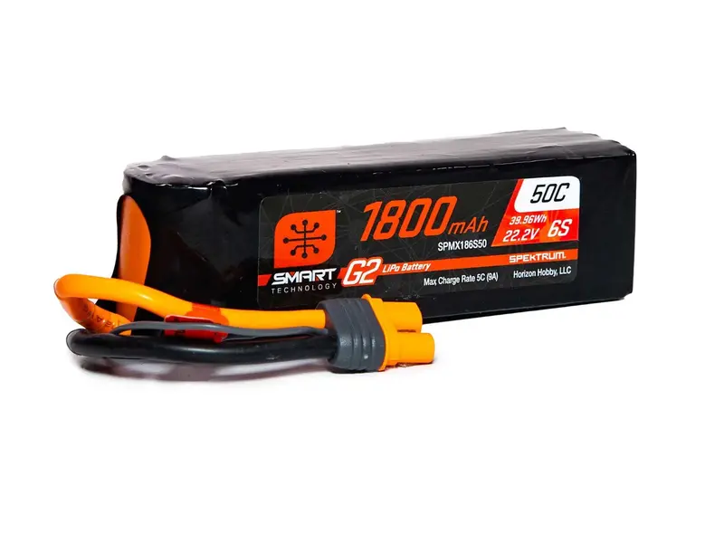 1800Mah 6S 22.2V Smart G2 50C Ic3 1