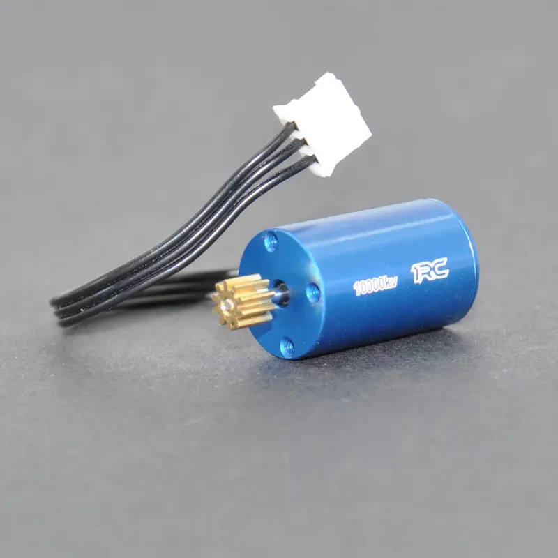 1Rc Racing 1/18 Brushless Motor (10000Kv) W/10T Pinion, 1Rc7011 1