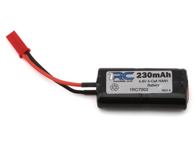 1Rc Racing 1/18 Midget 4-Cell Nimh Battery (4.8V/230Mah), 1Rc7002 1