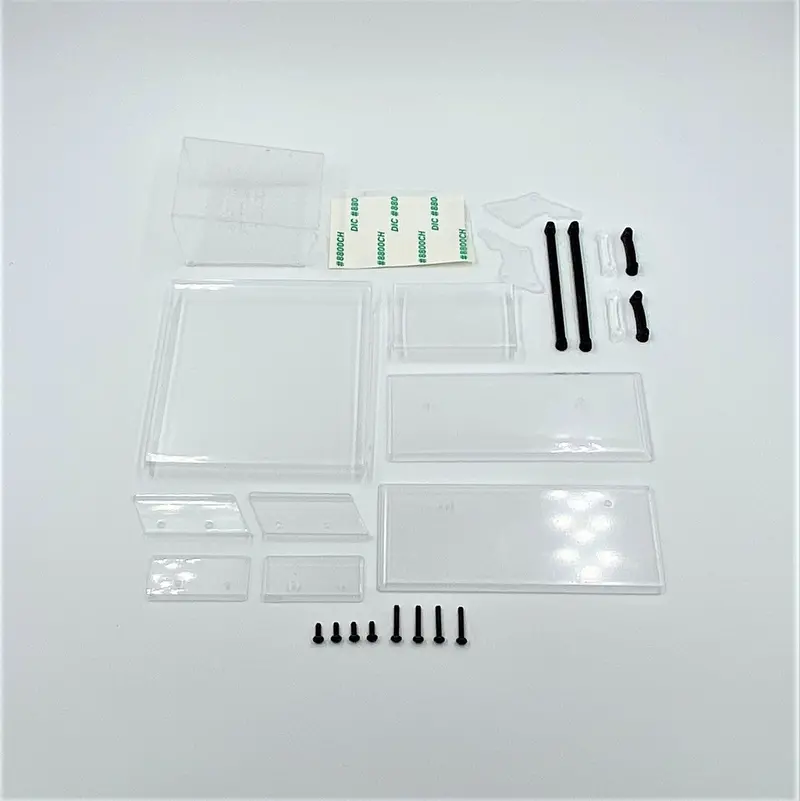 1Rc Top & Front Wing, Clear, 1/18 Sprint 3.0 1