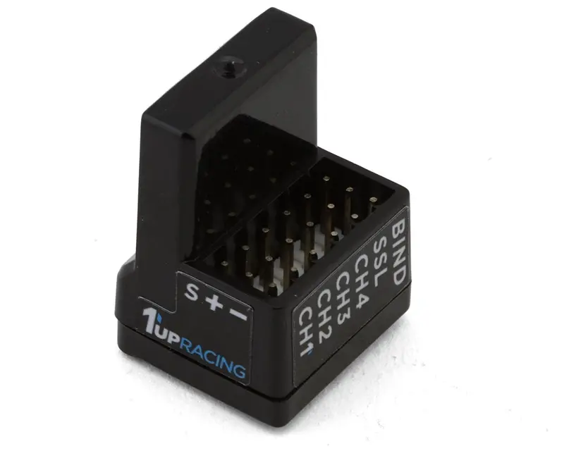 1Up Racing 4-Channel Sanwa Fh4 Antenna-Free 2.4Ghz Receiver, 1Up10105 1