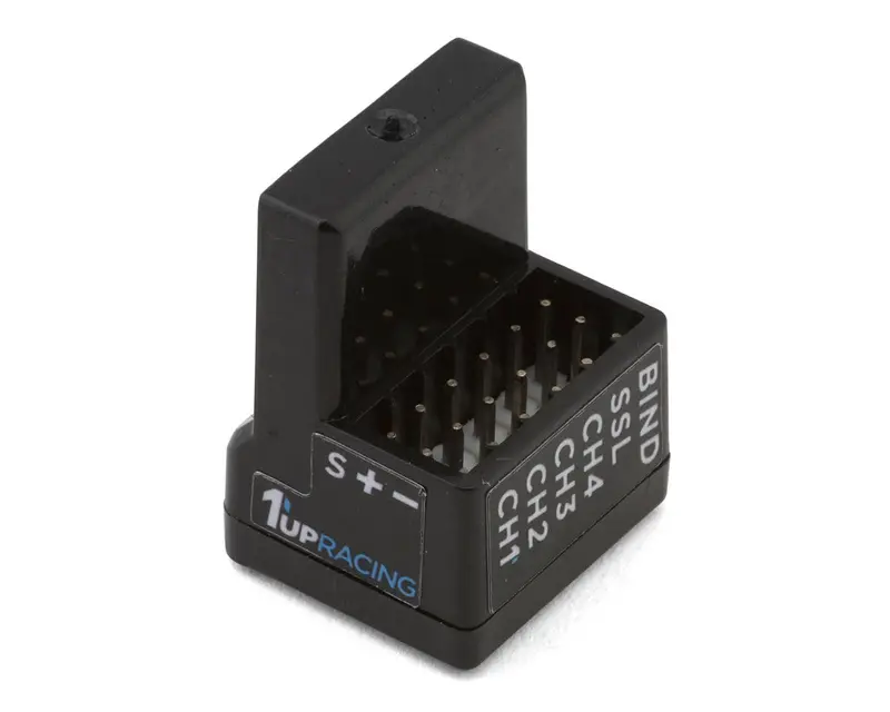 1Up Racing 4-Channel Sanwa Fh5 Antenna-Free 2.4Ghz Receiver, 1Up10106 1
