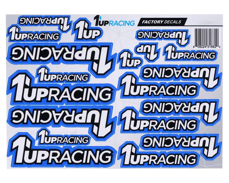 1Up Racing Decal Sheet 1