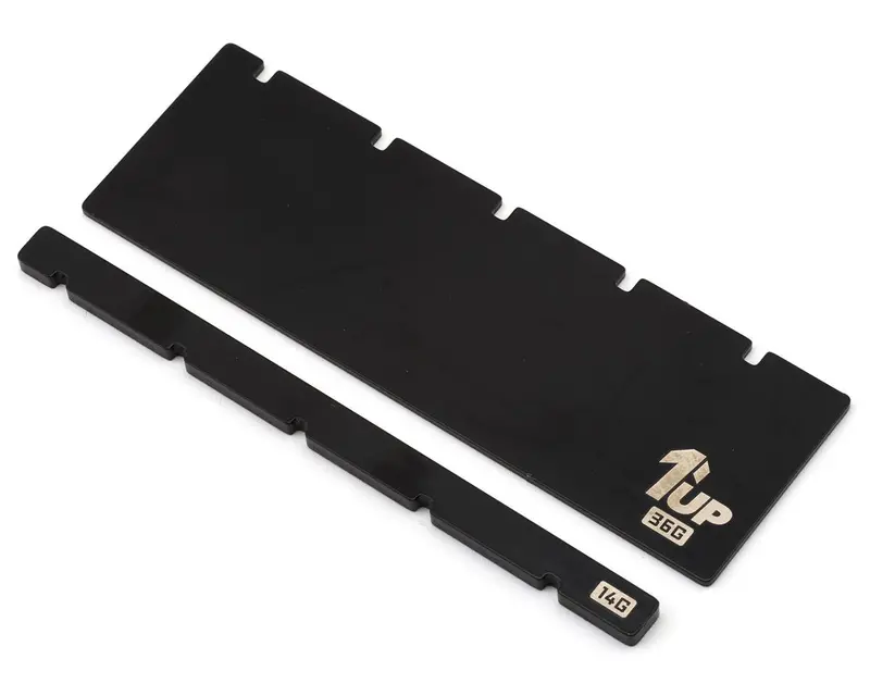 1Up Racing Losi Nascar Blacked Out Battery Weight Set (50G), 1Up10706 1