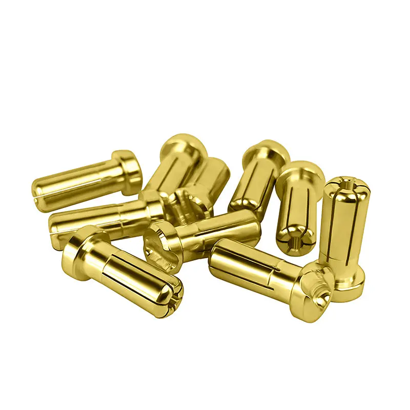 1Up Racing Lowpro Bullet Plugs, 5Mm, 10 Pack, 1Up190406 1