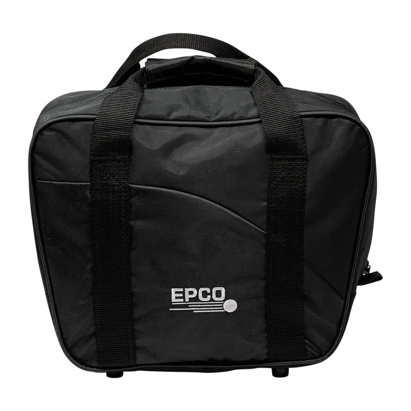 2 Small Balls/Shoes Nylon Bowling Bag - Black 1