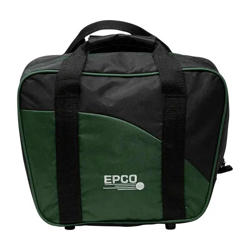 2 Small Balls/Shoes Nylon Bowling Bag - Green 1