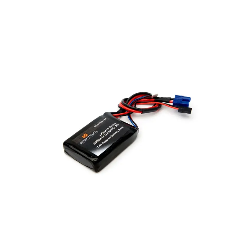 2000Mah 2S 7.4V Lipo Receiver Battery 1