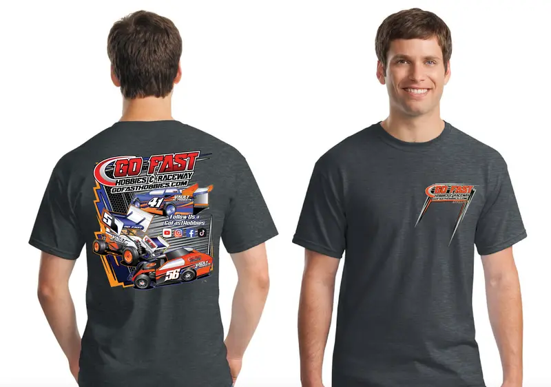 2024 Go Fast Raceway & Hobbies T-Shirt 1