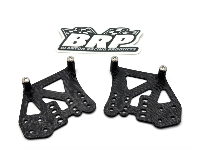 2026 Team Gfrp Assault Sprint Car Front Wing Mounts (1/10 Scale), Brp-W4026 1