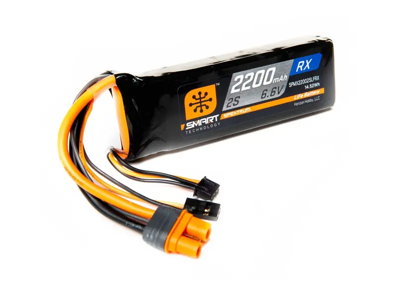 2200Mah 2S 6.6V Smart Life Receiver Battery; Ic3 1