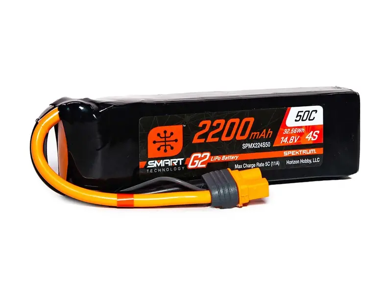 2200Mah 4S 14.8V Smart G2 50C Ic3 1