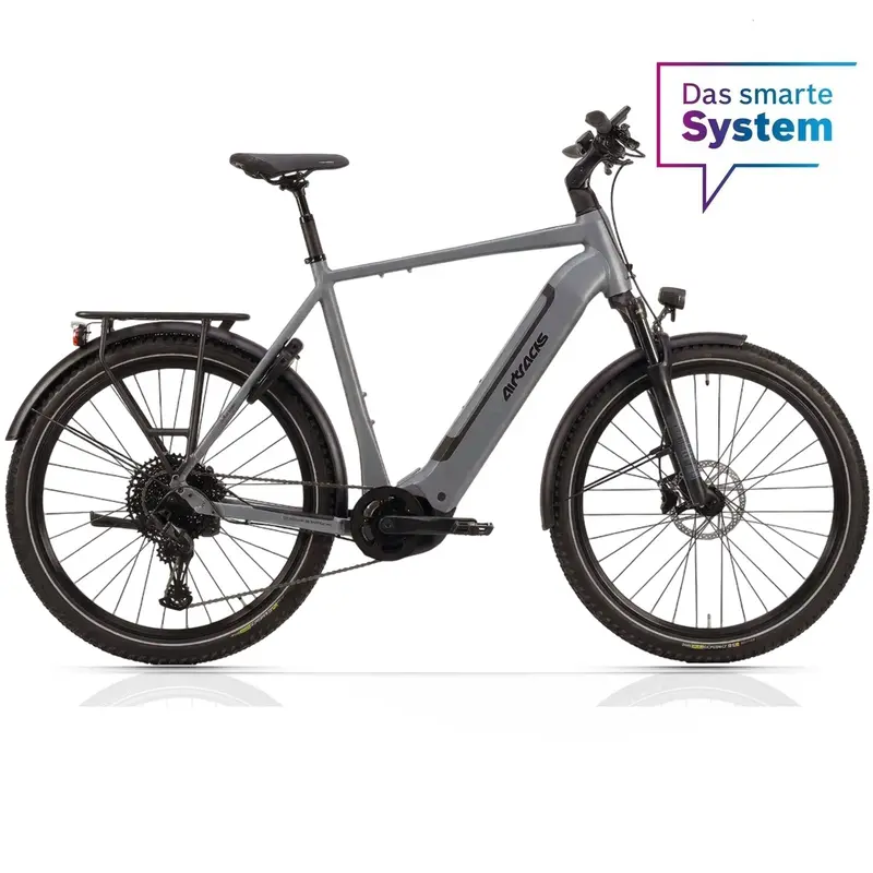 27,5" Herren E-Suv Mtb Terra Cx2 Bosch Performance Line Px Smart System Powertube 600 Wh 12 X Gang Sram Sx Eagle Grau 1