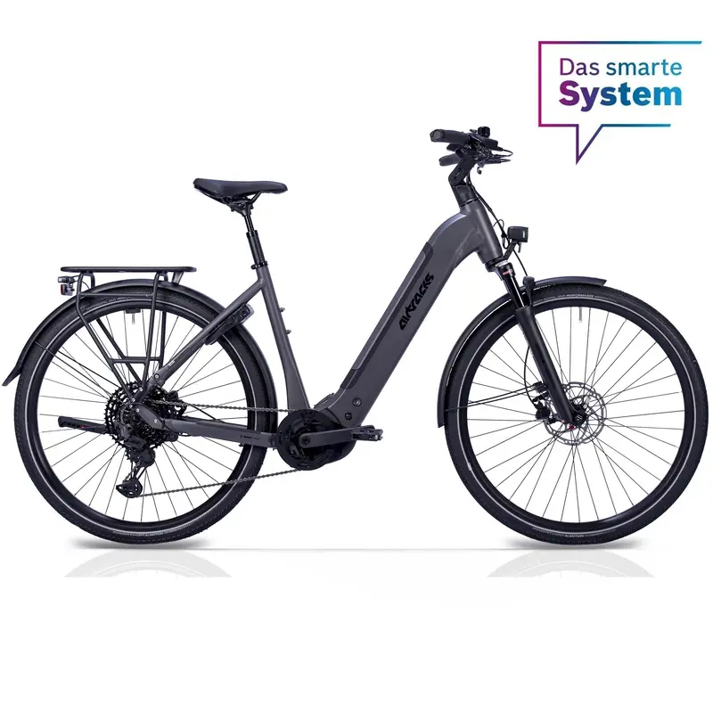 28" Damen E-Bike Trekking Fahrrad Ls Wave Terra Tr1 Bosch Performance Line Px Smart System Powertube 800 Wh 11 X Gang Shimano Xt Rd-M8130 Sgs Schwarz 1