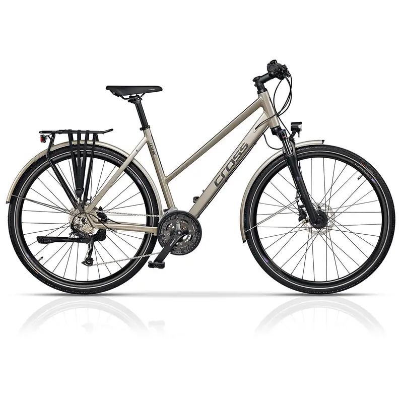 28" Damen Trekking Fahrrad Legend Trekk Trekkingrad 27 X Gang Shimano Alivio Rd-M3100-Sgs 1