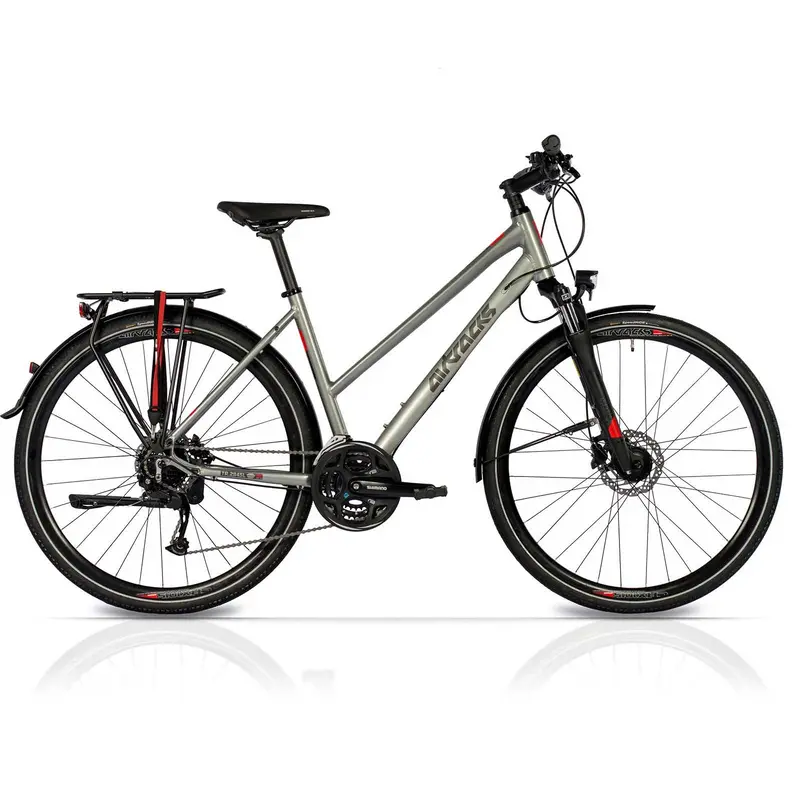 28" Damen Trekking Fahrrad Tr.2845L Trekkingrad Shimano 24 Gang Alivio Rd-M3100-Sgs Shadow 1
