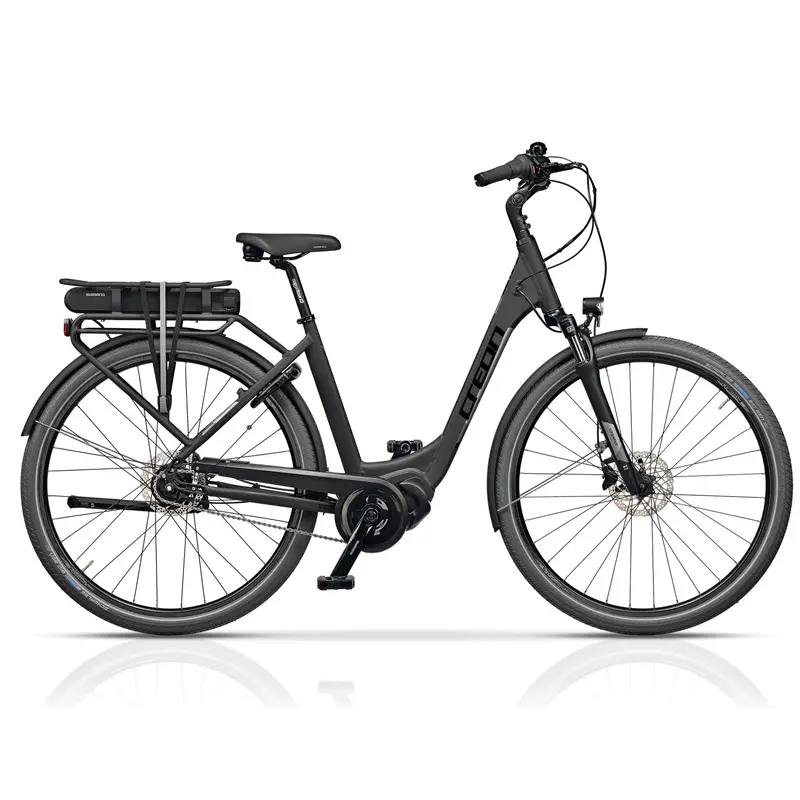 28" E-Bike City Fahrrad Ls V-Tron Rd Wave Rack Shimano Steps E-6100 418Wh 7 X Gang Shimano Nexus 1
