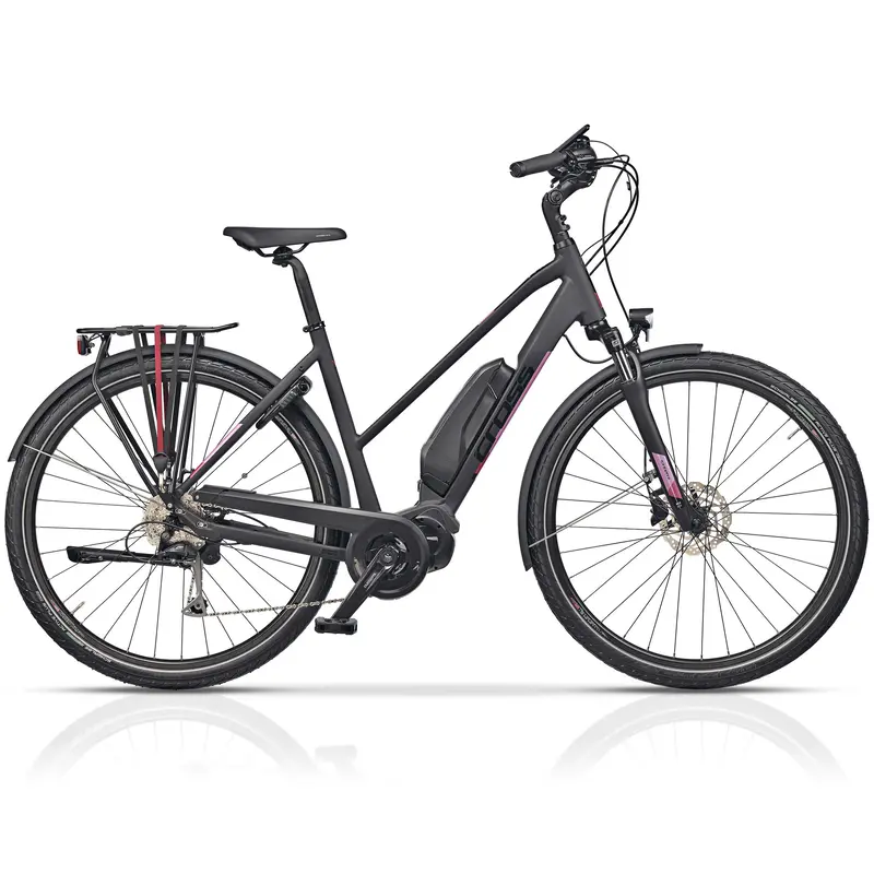 28" E-Bike Damen Trekking Fahrrad V-Tron Shimano Steps E-6100 504Wh 9 X Gang Shimano Alivio Rd-T4000 Sgsl 1